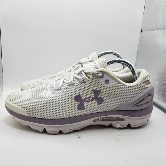 Under Armour Charged Gemini Low Top Athletic Shoes White Pink Womens Size 10 - Picture 3 of 7